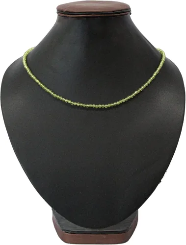 Vista 9 de Gempires - Collar de cuentas de piedras naturales hechas a mano, joyería de cristal hipoalergénica de 20 pulgadas, chapado en oro, joyería de moda