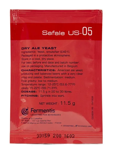 Vista 3 de Fermentis SafAle T-58 - Levadura de cerveza/cerveza Ale - Paquete de 1 - Con garantía de frescura North Mountain Supply