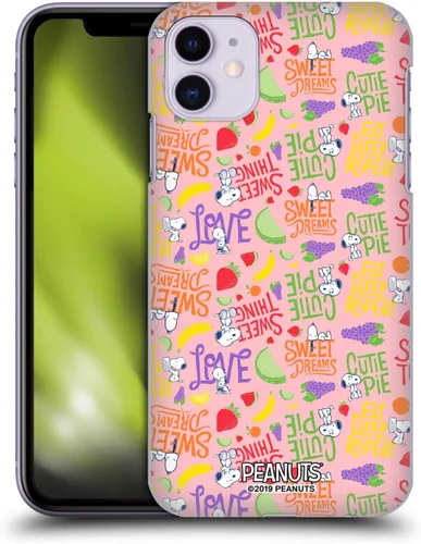 Vista 79 de Head Case Designs Funda rígida con licencia oficial de Peanuts Charlie y Snoopy Naturally Sweet compatible con Apple iPhone 7/8/SE 2020 y 2022