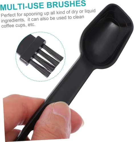 Vista 4 de ULTECHNOVO 12 piezas cuchara medidora cepillo cuchara café cuchara cuchara pp material de grado alimenticio