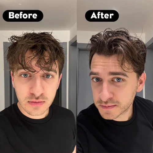 Vista 4 de Pomada para el cabello con brillo mate fuerte de 1.76 oz para hombres