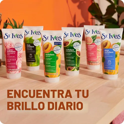 Vista 10 de St. Ives Exfoliante de control de acné para el rostro, piel fresca, albaricoque