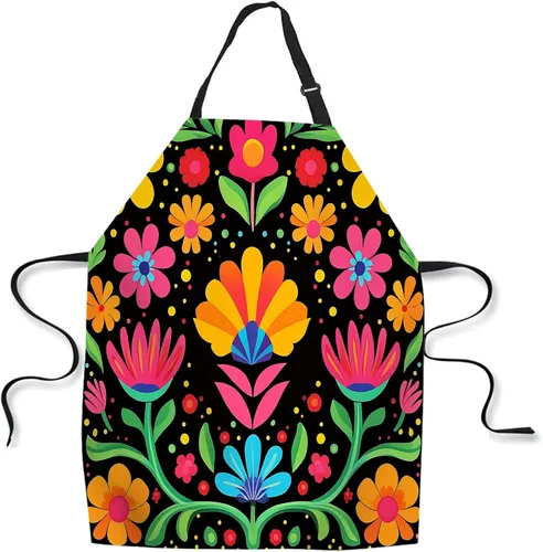 Vista 16 de Delantal de Cocina Faro con Puesta de Sol Delantal para Hornear en Casa Chef Delantal Impermeable para Mujeres y Hombres 31X27 Pulgadas