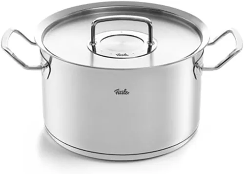 Vista 6 de Fissler Original-Profi Collection Rondeau de acero inoxidable de 1.5 cuartos de galón con tapa de metal