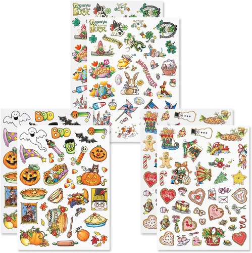 Vista 8 de Paquete económico de calcomanías de animales - Juego de 500 calcomanías