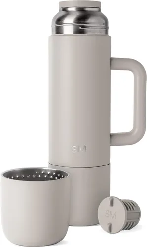 Vista 14 de Simple Modern Botella de Bebida Caliente Aislada de 36oz con 2 Tazas Termo de Café de Viaje para Bebidas Calientes Tapa de Girar y Verter