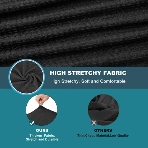 Vista 2 de NeColorLife Funda de asiento grande para silla de oficina de 19.7 a 26 pulgadas, funda elástica para sillas ejecutivas y de juegos, lavable