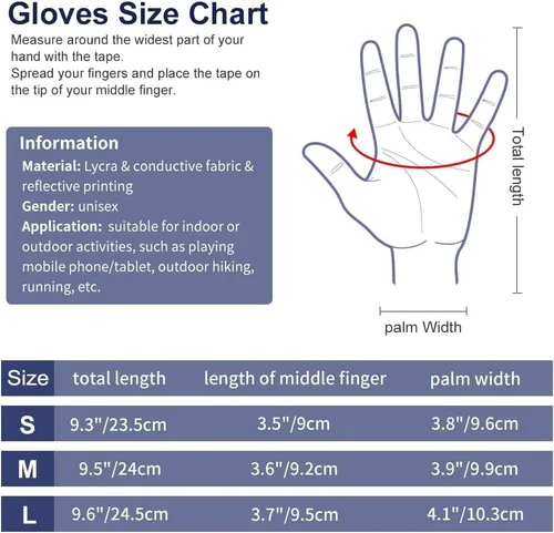 Vista 2 de Guantes de invierno para hombres y mujeres, para pantalla táctil para clima frío, antideslizantes, guantes cálidos con forro térmico de punto suave