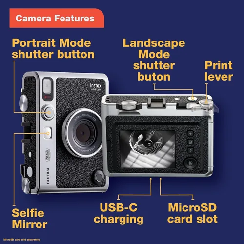 Vista 5 de Fujifilm Instax Mini EVO - Cámara instantánea