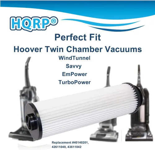 Vista 3 de HQRP Paquete de 2 filtros HEPA compatibles con Hoover Windtunnel, EmPower, TurboPower 4900, 4600, Savvy TurboPOWER 7300, 7400 aspiradora vertical