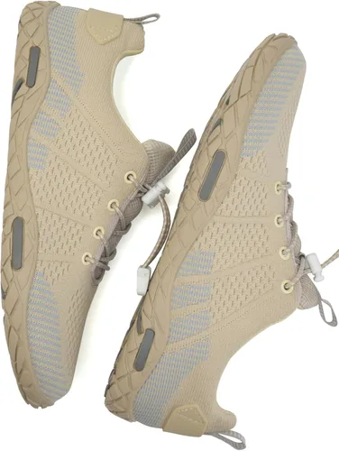 Vista 2 de WateLves Zapatos de agua descalzos para mujeres y hombres, zapatos de natación de playa, atléticos, de secado rápido, calcetines acuáticos de malla
