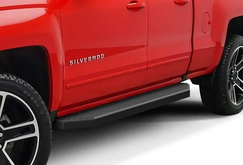 Vista 20 de APS IBOARD - Estribo para camioneta de 4 puertas de tamaño completo para Chevy/Gmc Silverado/Sierra Crew Cab Aluminio negro
