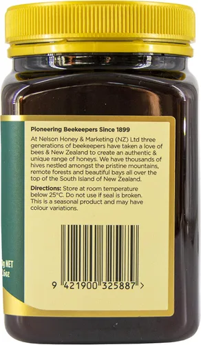 Vista 2 de Nelson Honey UK Classic 100+mg Miel de Manuka 17.64 oz