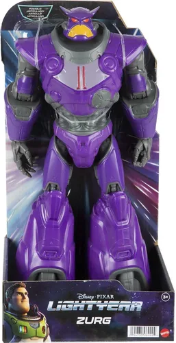 Vista 6 de Mattel Disney Pixar Lightyear - Figura de acción de Zurg a gran escala, 13.75 pulgadas de alto, auténtico juguete de película, 11 articulaciones