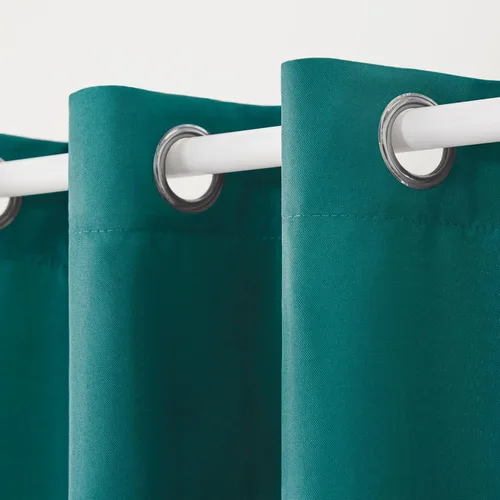 Vista 153 de TOWN & COUNTRY BASICS Cabana Cortinas Sólidas de Peso Pesado para Interiores y Exteriores, Opacidad de Filtrado de Luz con Parte Superior de Ojales