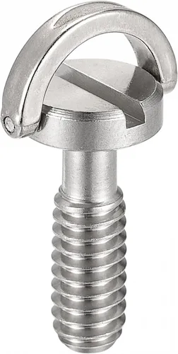 Vista 8 de uxcell Tornillo de trípode para cámara – Adaptador de tornillo de montaje macho de 1/4 pulgadas ranurado de 0.47 pulgadas de longitud para soporte