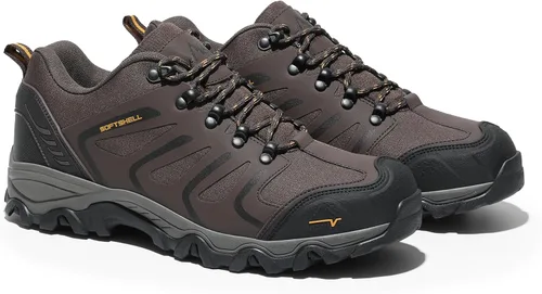 Vista 7 de NORTIV 8 Zapatos de senderismo impermeables de caña baja para hombre Senderos de trekking Zapatos de trabajo al aire libre