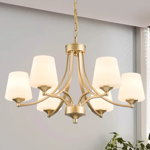 Vista 12 de Lámpara de comedor de níquel cepillado, moderna lámpara plateada con vidrio esmerilado, 3 luces de metal para isla de cocina, lámparas colgantes E26