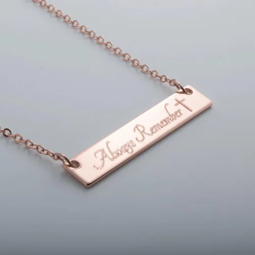 Vista 28 de Regalo personalizado Baby Name Bar opciones de joyería