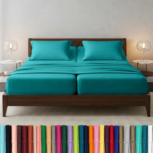 Vista 72 de Elegant Comfort - Juego de sábanas de microfibra de 1500 hilos de calidad hotelera prémium de 4 piezas - Resistente a arrugas, sábana bajera