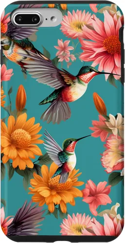 Vista 12 de Funda para iPhone 17 de colibríes en vuelo
