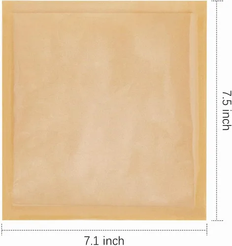 Vista 2 de Ocmoiy Bolsas de panadería termosellables con ventana, 7.1 x 7.5 pulgadas