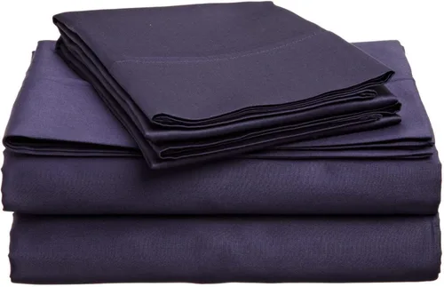 Vista 13 de Juego de sábanas de lujo para sofá cama individual, color negro, 100% algodón egipcio de 800 hilos, se adapta fácilmente a colchones de hasta 5