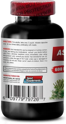 Vista 3 de cápsulas de brotes jóvenes de espárragos - ESPÁRRAGO 600 MG - EXTRACTO DE TIROS JOVEN - Extracto de raíz de espárragos - Cápsulas de fórmula