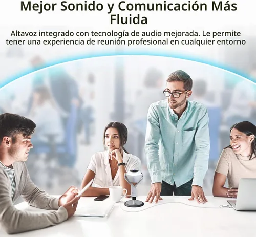 Vista 4 de j5create Cámara de sala de conferencias con tecnología de IA 360