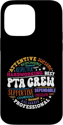 Vista 21 de iPhone XR Parents Teacher Association Team Supporter PTA Crew Case