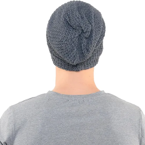 Vista 37 de FORBUSITE Gorro de punto largo holgado para hombre para verano e invierno, de gran