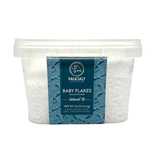 Vista 8 de FALKSALT Copos de sal marina orgánica, caja de 8.8 onzas - Copos de sal marina gourmet