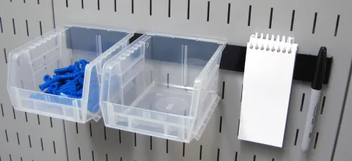 Vista 2 de Wall Control Soporte para herramientas de colgador de accesorios de 14 pulgadas, tablero de clavijas, accesorio y tablero de herramientas ranurado