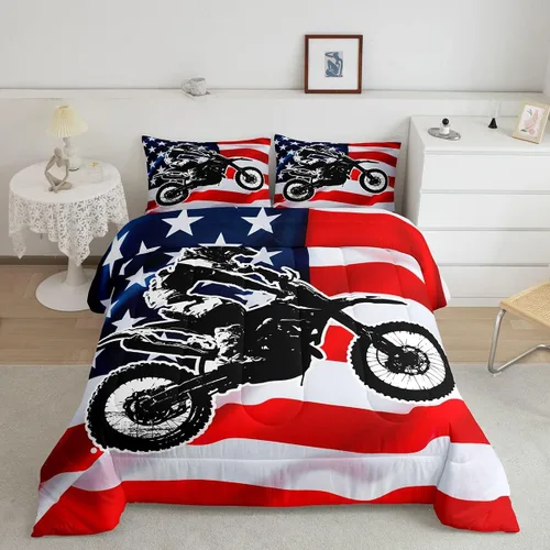 Vista 28 de Erosebridal Juego de edredón de camión de bomberos para niños, juego de ropa de cama de panal rojo brillante con diseño de panal de abeja