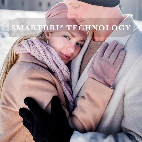 Vista 3 de isotoner womens Stretch Fleece Gloves With Microluxe Lining and Smart Touch TechnologyCold Weather Gloves
