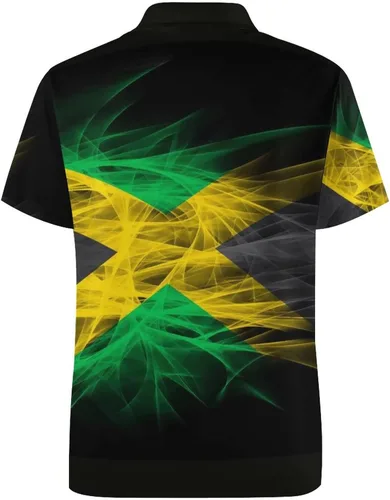 Vista 5 de BAIKUTOUAN Jamaica Flag - Polos de manga corta para hombre