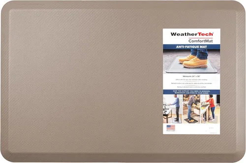 Vista 17 de WeatherTech ComfortMat, Alfombrilla Antifatiga de 61 por 91 Centímetros, Patrón Bordeado, Negro