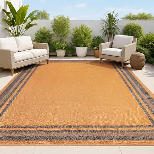 Vista 12 de JONATHAN Y Alfombra de pasillo para interiores y exteriores, 2 x 8 pies, color aguamarina/beige, moderno para patio trasero, patio, porche, fácil