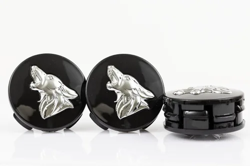 Vista 3 de Tapas centrales para ruedas Coyote para Ford Mustang - Se ajusta a ruedas OEM 2015+ - 54mm (Set de 4) - Los productos originales de Coyote