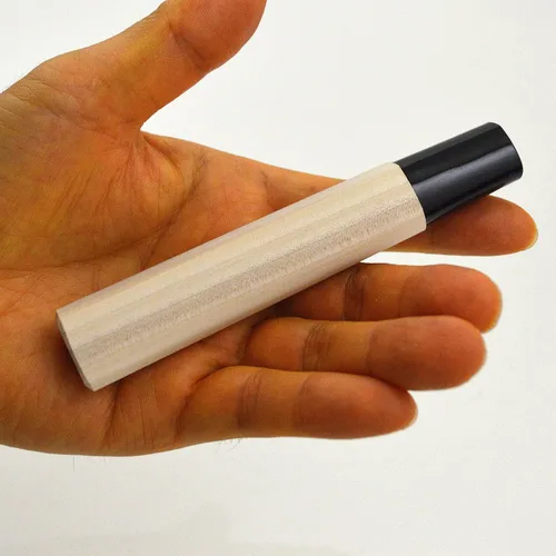 Vista 3 de Mango de cuchillo japonés Kitcken mango de reparación para cuchillo Sashimi reemplazo de mango de madera natural You can replace the handle of a
