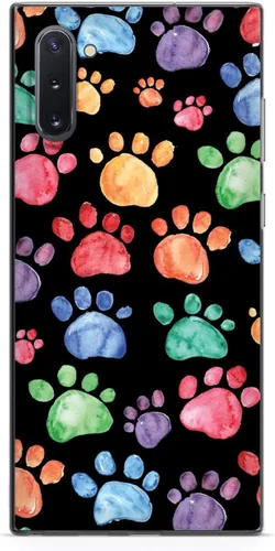 Vista 14 de Inspired Cases - Funda con textura 3D para iPhone Xs Max - Funda protectora de goma para Apple iPhone Xs Max - Estampado de huellas de acuarela
