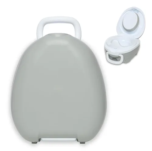 Vista 21 de My Carry Potty - Orinal de viaje para niños de 18 meses a 3 años, gato Gato Blanco