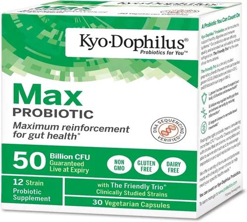 Vista 3 de Kyolic, probiótico Max Kyodophilus, 30