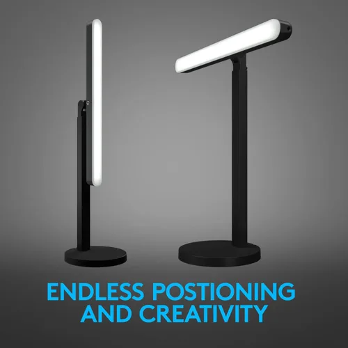 Vista 3 de Logitech G PRO X + Logitech para creadores Litra Beam, auriculares para juegos y luz para sonido profesional e iluminación al transmitir