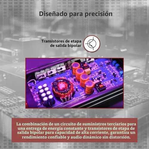 Vista 8 de Rockville Atom P60 Amplificador de 2 canales para coche/ATV, 1200 W RMS, pico de 4800 W