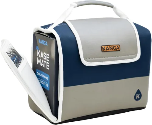 Vista 16 de Kanga Kanga Kase Mate - Bolsa térmica aislada - Bolsa térmica suave - Enfriador de bebidas para latas de cerveza y seltzer - Aislamiento y Woody