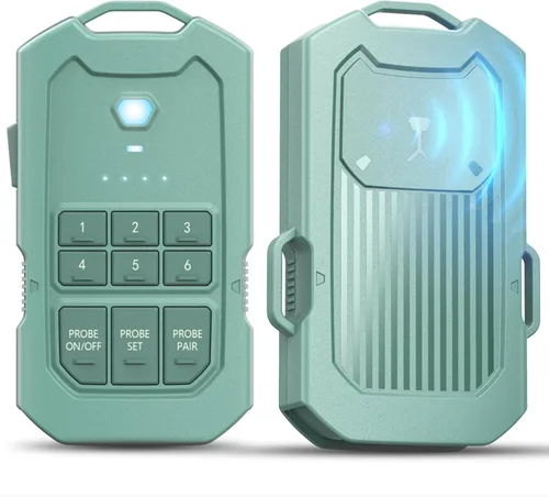 Vista 12 de Alarma de seguridad de radar de campamento, alarma perimetral inalámbrica, alarma de activación con sensor de movimiento recargable, rango de 1/2