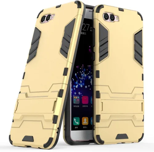 Vista 6 de MaiJin Funda para Huawei Nova 2S (6 pulgadas) 2 en 1 a prueba de golpes con función de atril Hybrid Dual Layer Armor Defender Funda protectora (azul)