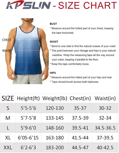 Vista 6 de KPSUN Camisetas deportivas sin mangas para hombre, de secado rápido, para gimnasio, fisicoculturismo, fitness, para playa, correr, entrenamiento