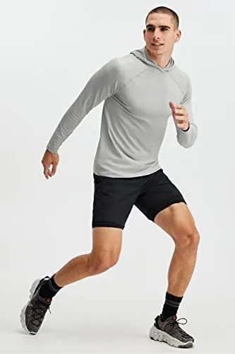 Vista 6 de Fabletics The Fundamental - Pantalón corto para hombre (forro), entrenamiento, correr, entrenamiento, gimnasio, yoga, ultraligero, atlético